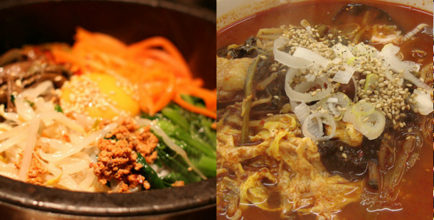 ビビンバとクッパ